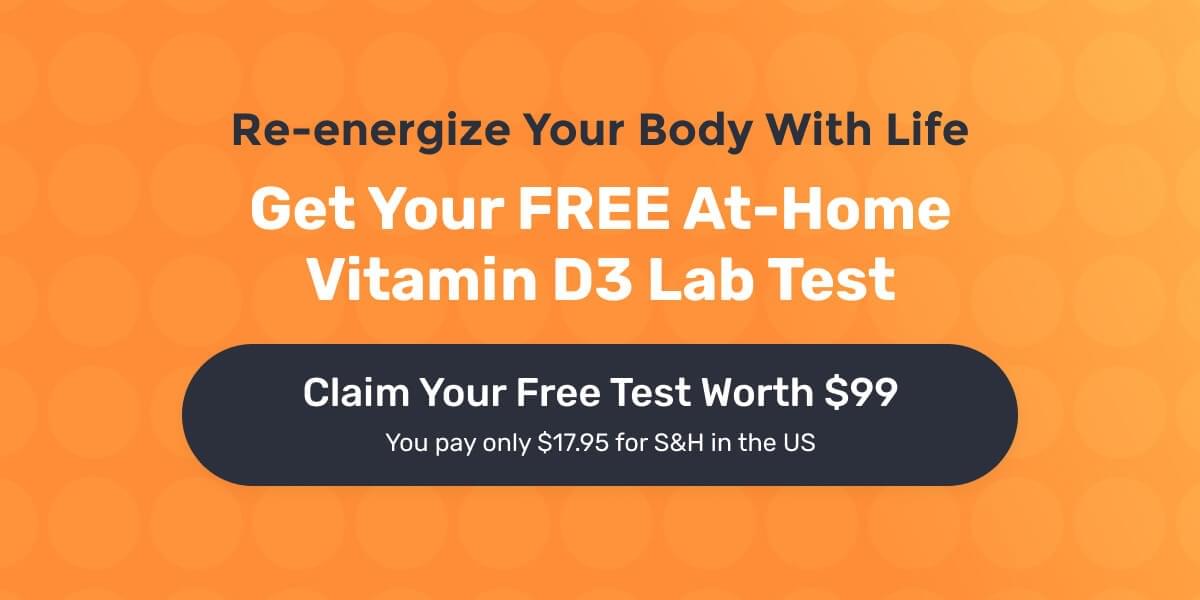 Get Your FREE AtHome Vitamin D3 Lab Test